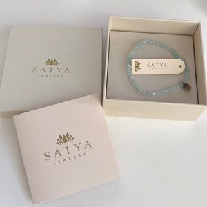 Satya Jewelry - Angelite Stone Yogi Bracelet Yoga